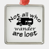 ***NIET IEDEREEN DIE ZICH AFVRAAGT*** ALTIJD LEUK METALEN ORNAMENT (Voorkant)