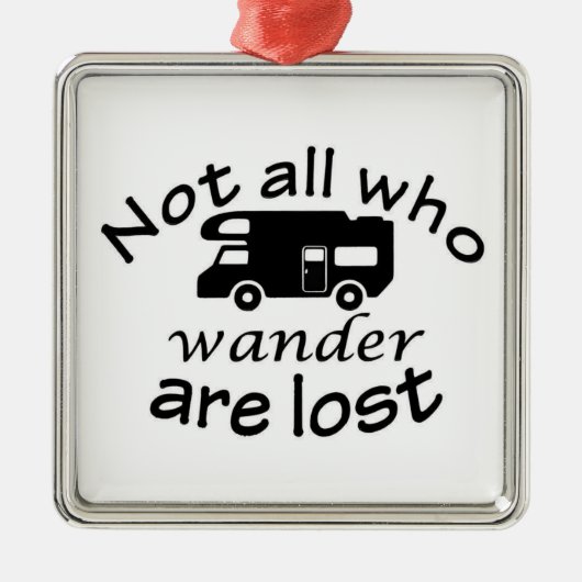 ***NIET IEDEREEN DIE ZICH AFVRAAGT*** ALTIJD LEUK  METALEN ORNAMENT (Voorkant)