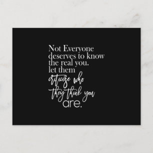 niet iedereen heeft het recht om de realiteit te k briefkaart