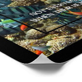 Niet iedereen met ogen KAN HET citaat van het ocea Poster (Hoek)