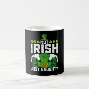 Niet Iers, gewoon ondeugend grappig St. Patrick's Koffiemok