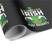 Niet Iers, gewoon ondeugend, leuke St. Patrick's D Cadeaupapier (Rol Hoek)