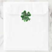 Niet Iers, gewoon ondeugend St. Patrick's Dag Ronde Sticker (Tas)