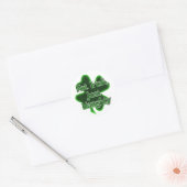 Niet Iers, gewoon ondeugend St. Patrick's Dag Ronde Sticker (Envelop)
