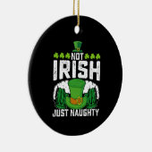 Niet Iers Gewoon Stout Grappig St. Patrick's Dag Keramisch Ornament (Rechts)