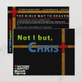 Niet ik, maar Christus vooraan Briefkaart (Voorkant / Achterkant)