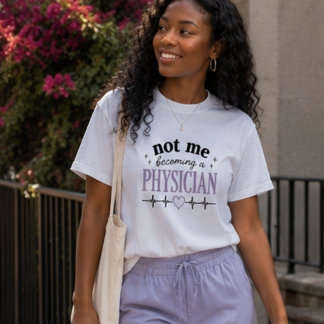 Niet ik word arts Schattige toekomstige arts  Tri-Blend Shirt