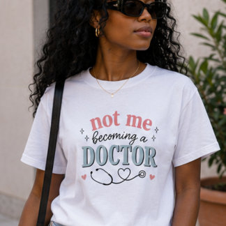 Niet Ik Wordt Dokter Grappige Toekomstige Dokter Tri-Blend Shirt