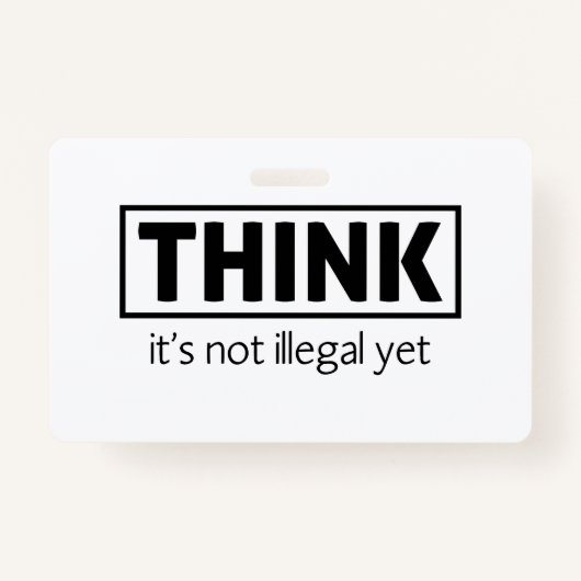 Niet illegaal badge (Voorkant)