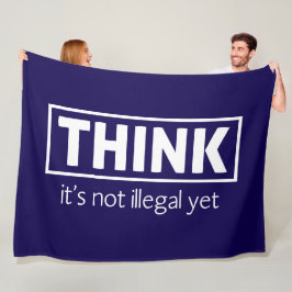 Niet illegaal fleece deken