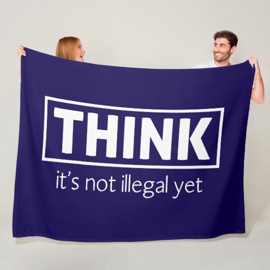 Niet illegaal fleece deken (In situ)