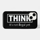 Niet illegaal iPhone hoesje (Achterkant horizontaal)