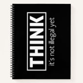 Niet illegaal notitieboek (Voorkant)