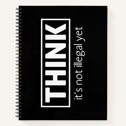 Niet illegaal notitieboek (Voorkant)