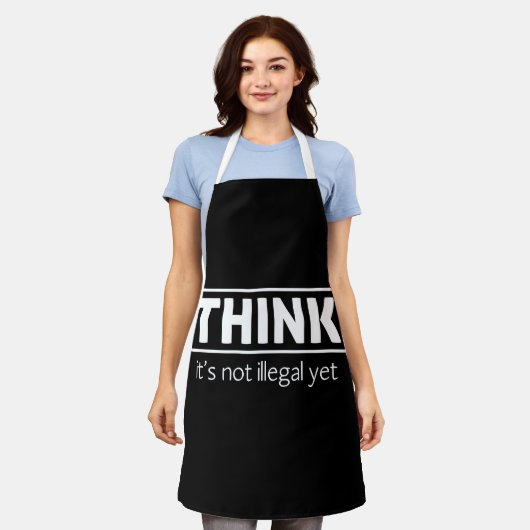 Niet illegaal schort (Gedragen)