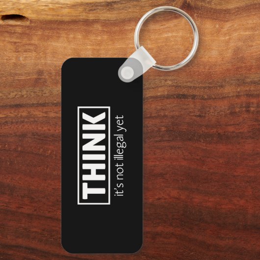 Niet illegaal sleutelhanger (Achterkant)
