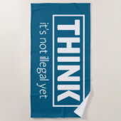 Niet illegaal strandlaken (Voorkant)