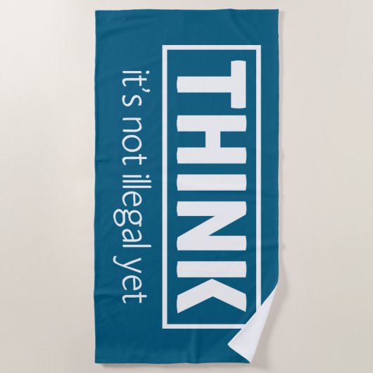 Niet illegaal strandlaken (Voorkant)