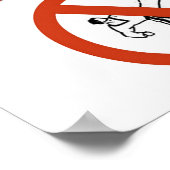 niet in de klas poster (Hoek)