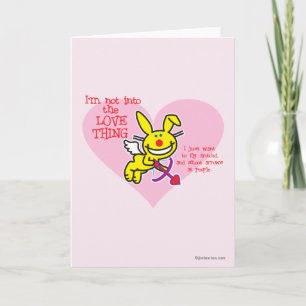 Niet in de liefde feestdagen kaart