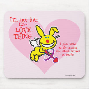 Niet in de liefde muismat