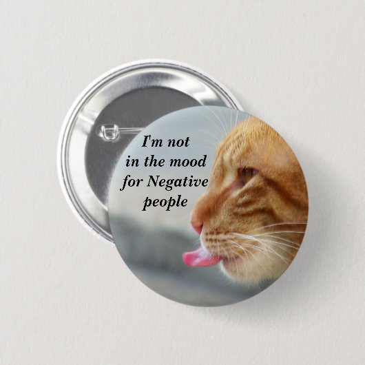 Niet in de Mood_ Button (Voorkant /achterkant)