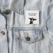 Niet in de Mood Koe Button (In situ)