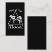 Niet in de stemming Funny Cow Farming Humor Farmer Visitekaartje (Voorkant / Achterkant)