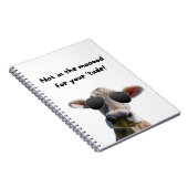 Niet in de stemming Koe spiraal Notitieboek (Rechterzijde)