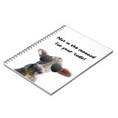 Niet in de stemming Koe spiraal Notitieboek (Linkerzijde)