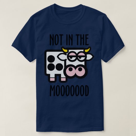 Niet in de stemming t-shirt (Design voorkant)