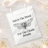 Niet in de stemming voor de Cicada broedsels Bedankzakje (Geknipt)