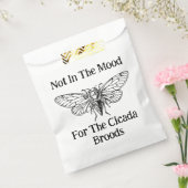 Niet in de stemming voor de Cicada broedsels Bedankzakje (Gezegeld)