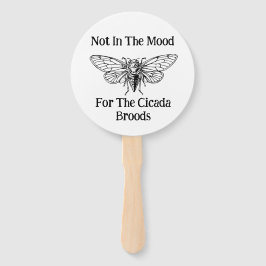 Niet in de stemming voor de Cicada broedsels Handwaaier