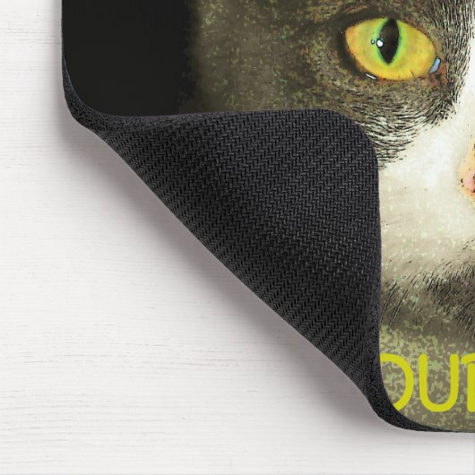 Niet in de stemming voor je houding meme muismat (Hoek)