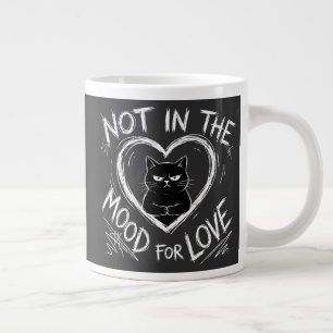 Niet in de stemming voor liefde Chagrijnige kat sa Grote Koffiekop