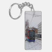 Niet in dienst Acryl Sleutelhanger (Voorkant Links)