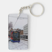 Niet in dienst Acryl Sleutelhanger (achterkant)