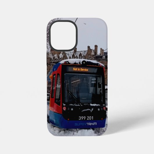 Niet in dienst iPhone hoesje (Achterkant)