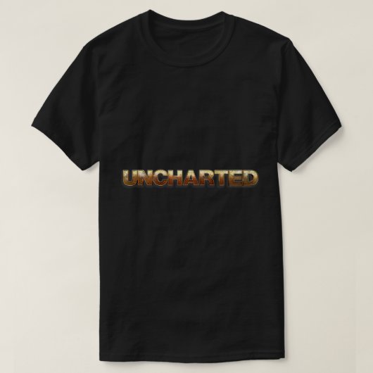 Niet in kaart gebracht hoofd Logo T-shirt (Design voorkant)