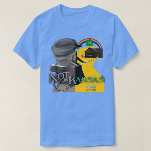 Niet in Kansas T-shirt (Design voorkant)