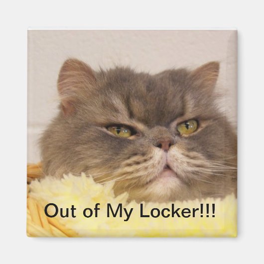 NIET IN LOCKER MAGNEET (Voorkant)