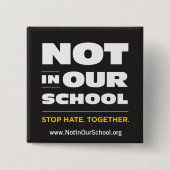 Niet in onze Button op school (Voorkant)