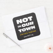Niet in onze Sticker (Envelop)