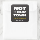 Niet in onze Sticker (Tas)