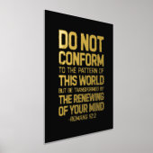 Niet in overeenstemming met het patroon, Romeinen  Folie Afdrukken (Laagn)