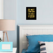 Niet in overeenstemming met het patroon, Romeinen  Folie Afdrukken (Insitu (Slaapkamer))