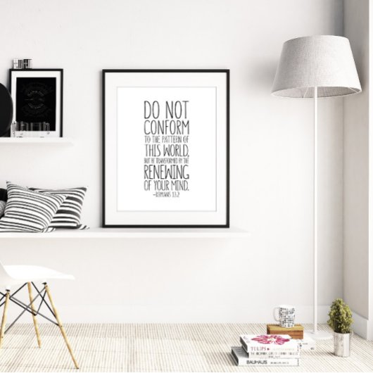 Niet in overeenstemming met het patroon, Romeinen Poster