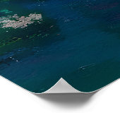 Niet-ingedrukte kikker, Monet Waterlly kikker prin Poster (Hoek)