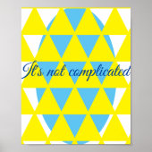 Niet ingewikkeld poster (Voorkant)